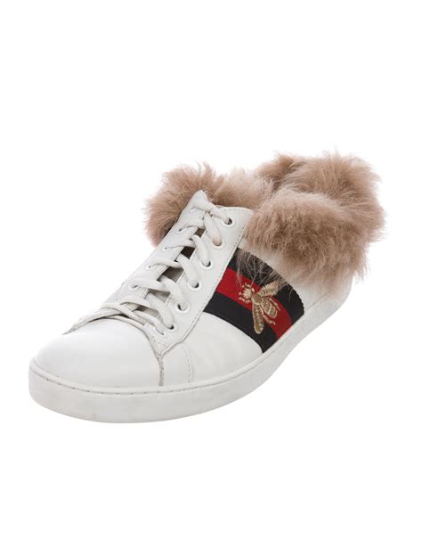 gucci sneakers goedkoop|gucci fur sneakers women's.